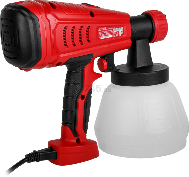 Краскораспылитель электрический WORTEX LX PS 0845-1 (0333222) - Фото 12