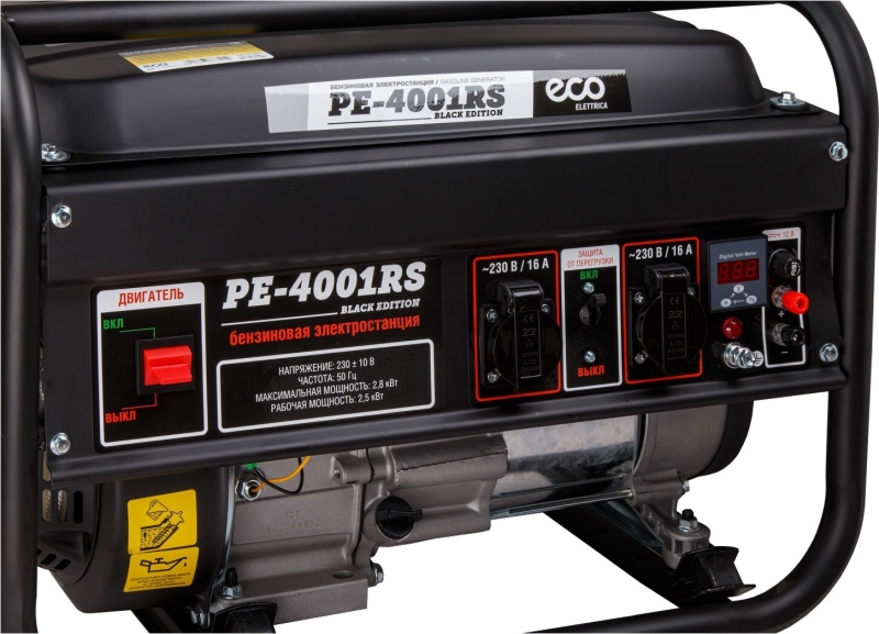 Генератор бензиновый ECO PE-4001RS Black Edition (EC1565-1) - Фото 14