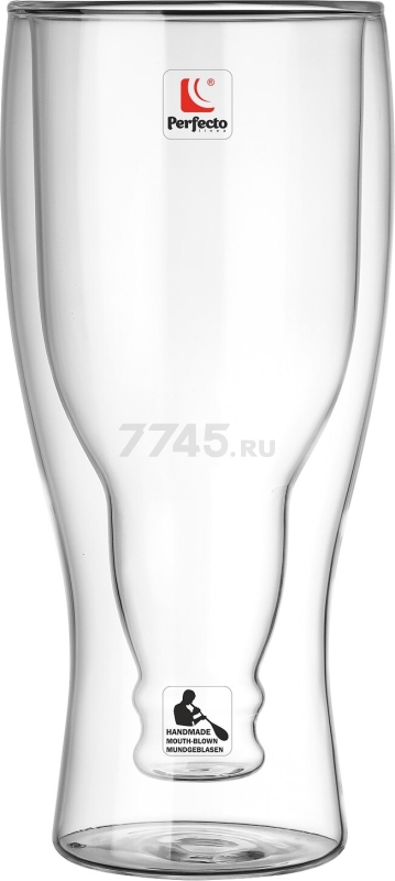 Бокал для пива PERFECTO LINEA с двойными стенками 480 мл (30-299101) - Фото 3