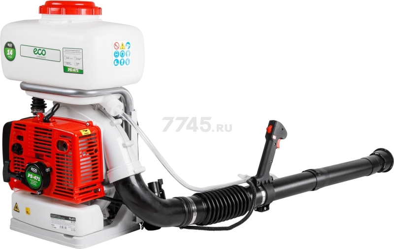 Опрыскиватель ранцевый бензиновый 14 л ECO PS-471 (EC1568-4) - Фото 7
