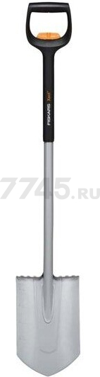 Лопата штыковая FISKARS Xact телескопическая закругленная (1066732) - Фото 7