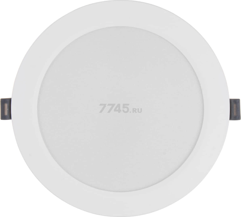 Светильник встраиваемый светодиодный 12 Вт 4000К LEIDEN ELECTRIC RS-R (807003) - Фото 2
