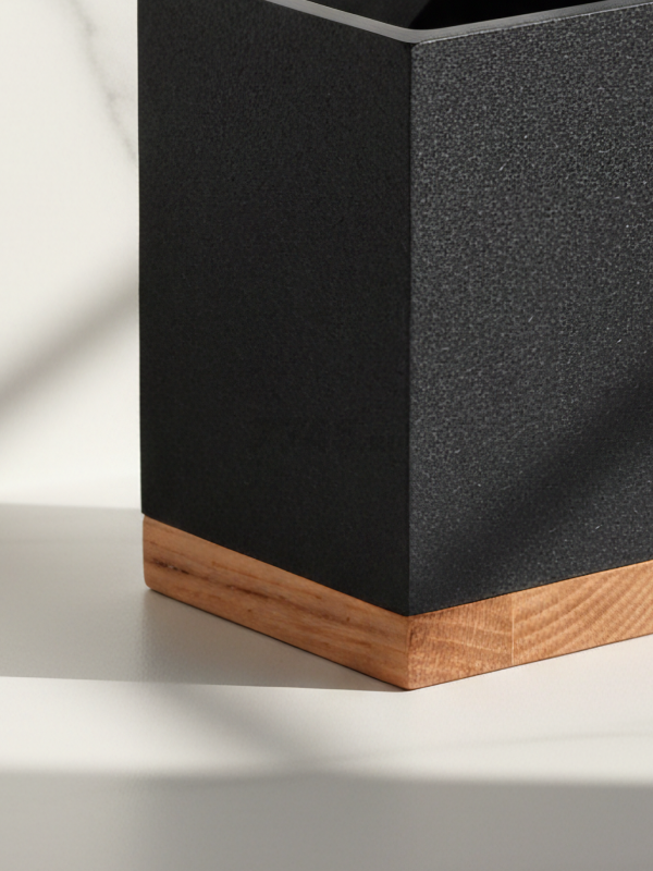 Стакан PERFECTO LINEA Wood Bliss черный (35-720102) - Фото 4