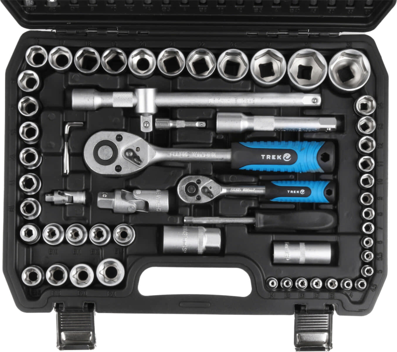 Набор инструментов 1/4", 1/2" 6 граней 108 предметов ТРЕК (TR13108) - Фото 5