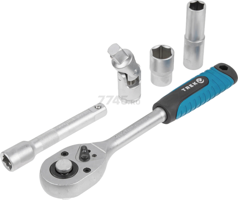 Набор инструментов 1/4", 1/2" 6 граней 108 предметов ТРЕК (TR13108) - Фото 8