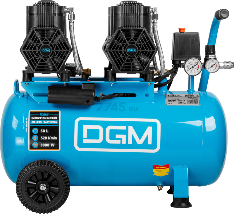 Компрессор безмасляный DGM AC-450F (DG2720-5) - Фото 14