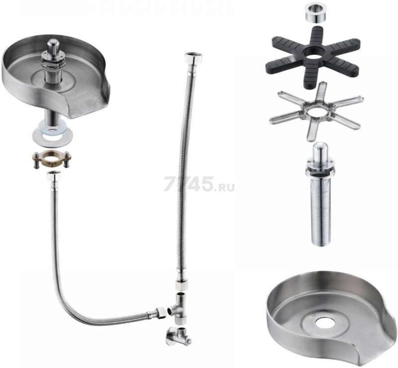 Автоматический ополаскиватель для стаканов AV Engineering (AVE01-BLK) - Фото 11