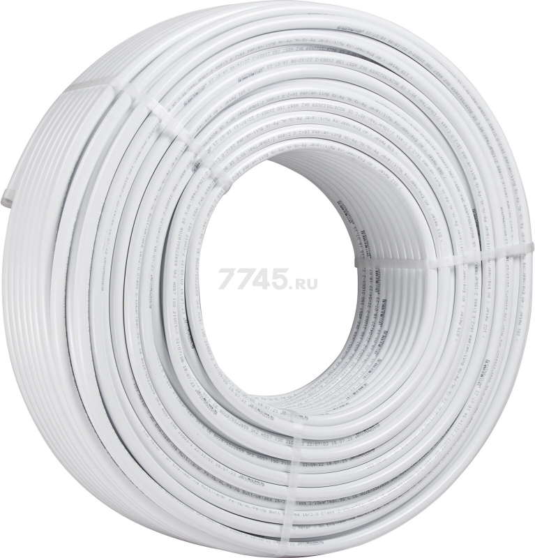 Труба металлопластиковая Pe-Xb/AL/Pe-Xb 16х2.0 бухта 200 м белая AV Engineering Multilayer (AVE-PMU200B)