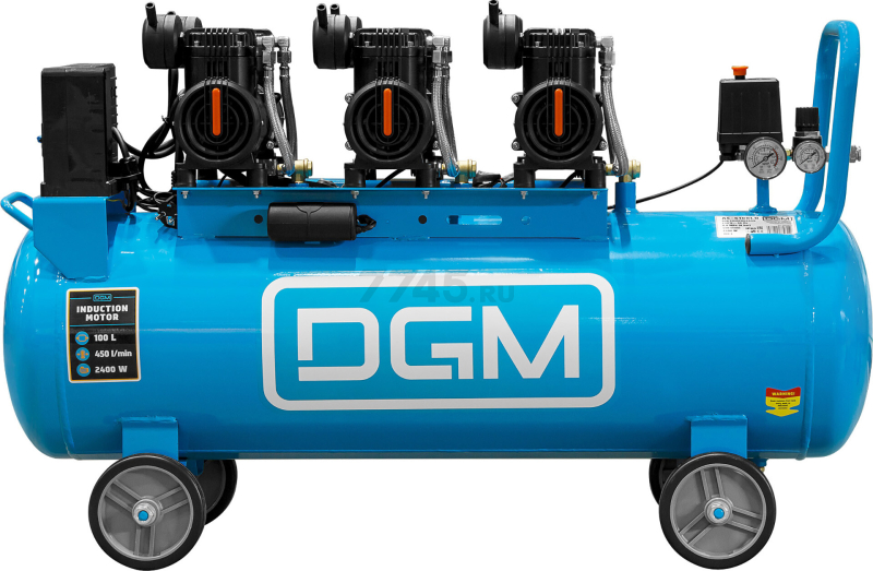 Компрессор безмасляный DGM AC-6100LD (DG2720-3) - Фото 12