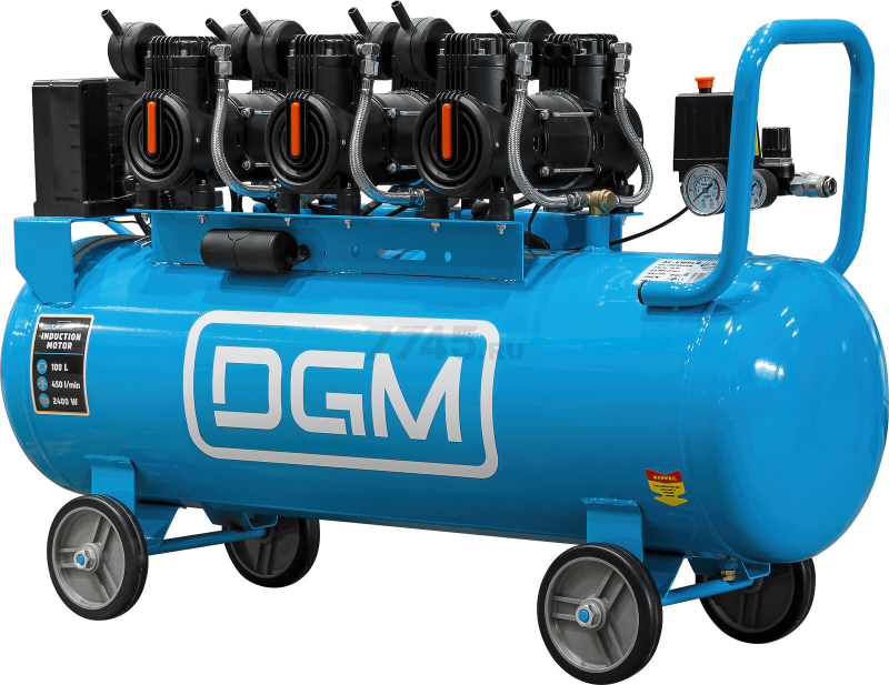 Компрессор безмасляный DGM AC-6100LD (DG2720-3) - Фото 11