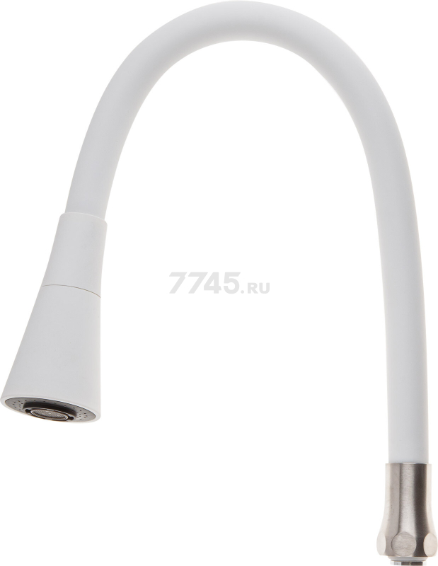Излив гибкий для смесителя AV Engineering белый (AVZAP-2SWT) - Фото 9