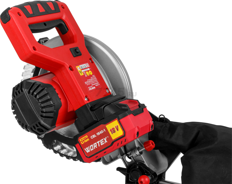 Пила торцовочная аккумуляторная WORTEX СMS 2118-1 LM XLT SOLO (1329459) - Фото 16
