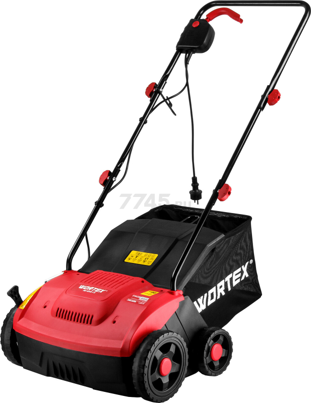 Аэратор-скарификатор для газона электрический WORTEX AE 3212-1 S (1334455) - Фото 9