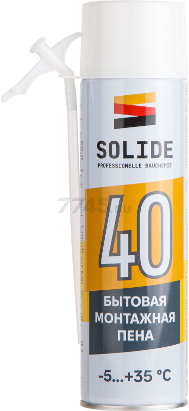 Пена монтажная SOLIDE Foam 40 500 мл (SL-37025-1) - Фото 5