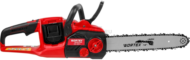 Пила цепная аккумуляторная WORTEX CEC 3536-1 XLT SET (1333454) - Фото 7