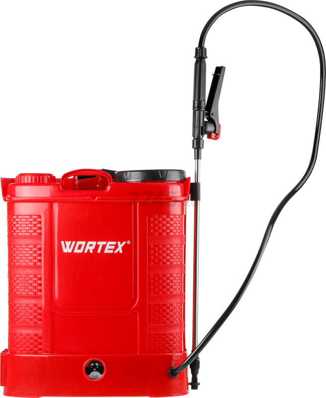 Опрыскиватель ранцевый аккумуляторный 12 л WORTEX KS 1280 SET (1334462) - Фото 2