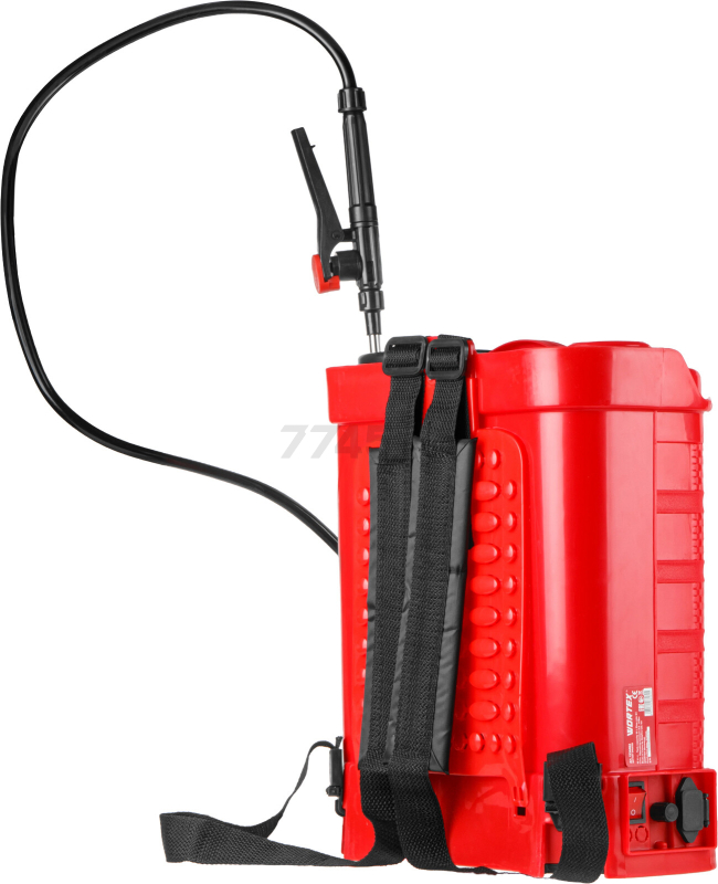 Опрыскиватель ранцевый аккумуляторный 12 л WORTEX KS 1280 SET (1334462) - Фото 5