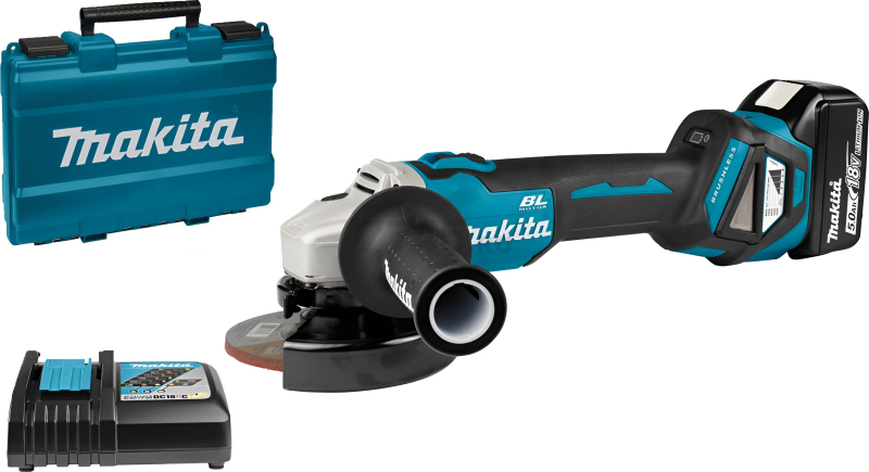 Шлифмашина угловая аккумуляторная MAKITA LXT DGA 511 RT (DGA511RT)