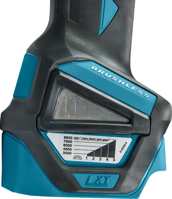 Шлифмашина угловая аккумуляторная MAKITA LXT DGA 511 RT (DGA511RT) - Фото 23