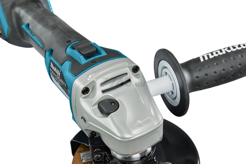 Шлифмашина угловая аккумуляторная MAKITA LXT DGA 511 RT (DGA511RT) - Фото 21