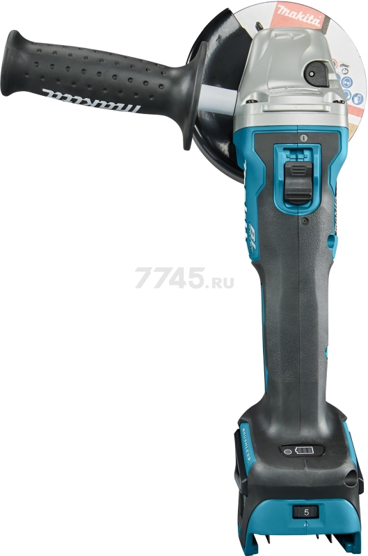 Шлифмашина угловая аккумуляторная MAKITA LXT DGA 511 RT (DGA511RT) - Фото 15