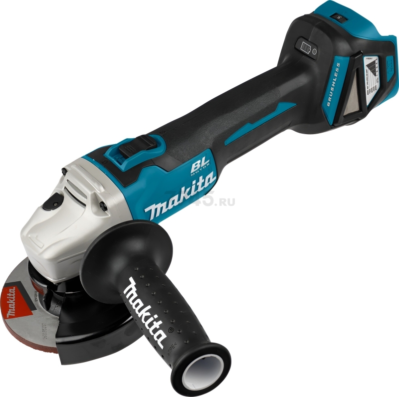 Шлифмашина угловая аккумуляторная MAKITA LXT DGA 511 RT (DGA511RT) - Фото 8