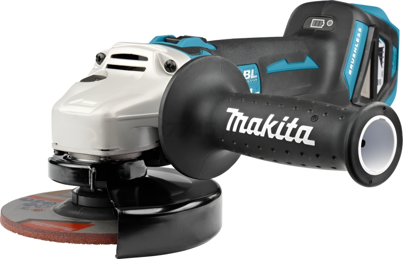 Шлифмашина угловая аккумуляторная MAKITA LXT DGA 511 RT (DGA511RT) - Фото 4