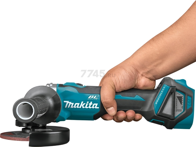 Шлифмашина угловая аккумуляторная MAKITA LXT DGA 511 RT (DGA511RT) - Фото 20