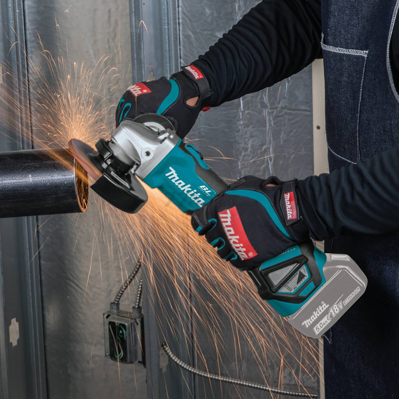 Шлифмашина угловая аккумуляторная MAKITA LXT DGA 511 RT (DGA511RT) - Фото 26