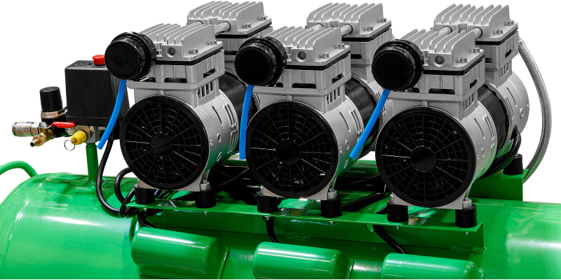 Компрессор безмасляный ECO AE-100-OF1 (EC2610-1) - Фото 15