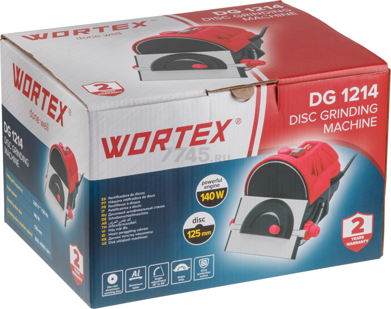 Станок деревообрабатывающий шлифовальный тарельчатый WORTEX DG 1214 (1334607) - Фото 15