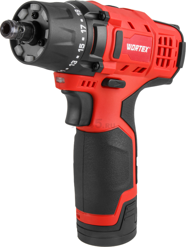 Дрель-шуруповерт аккумуляторная WORTEX BD 1215 Li SET (1326470) - Фото 11