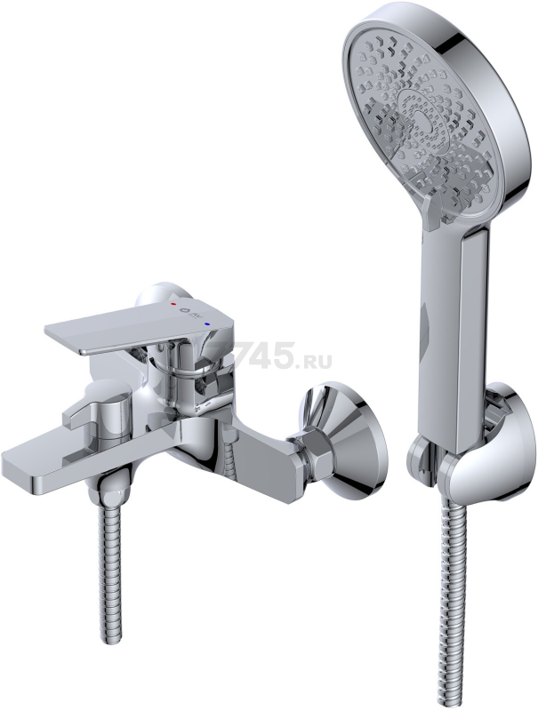 Смеситель для ванны AV ENGINEERING Win (AVWIN3-A165-130) - Фото 13