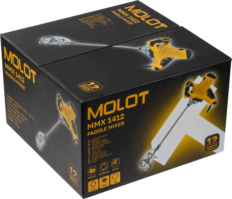 Миксер строительный MOLOT MMX 1412 (1335616) - Фото 15