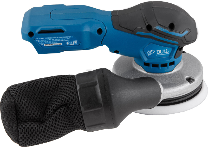 Шлифмашина эксцентриковая (орбитальная) аккумуляторная BULL CRS 1218 E SOLO XLTpro (1304691) - Фото 18