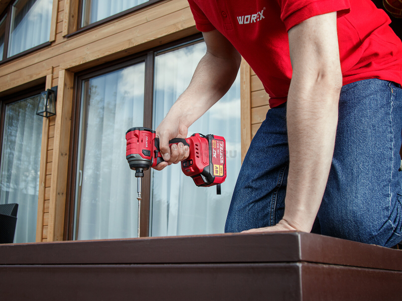 Шуруповерт (винтоверт) ударный аккумуляторный WORTEX CWR 0218 XLT (1329730) - Фото 16
