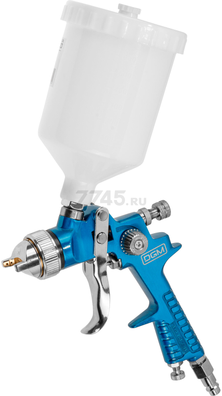 Краскопульт пневматический DGM Air Gun 800 (DG4016-3) - Фото 4