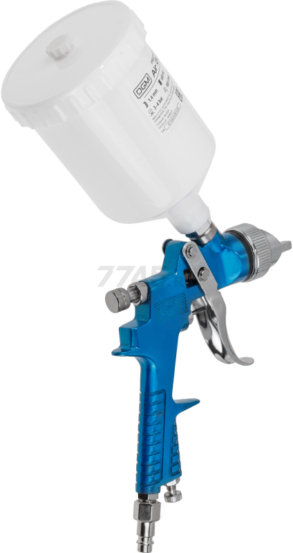 Краскопульт пневматический DGM Air Gun 800 (DG4016-3) - Фото 5