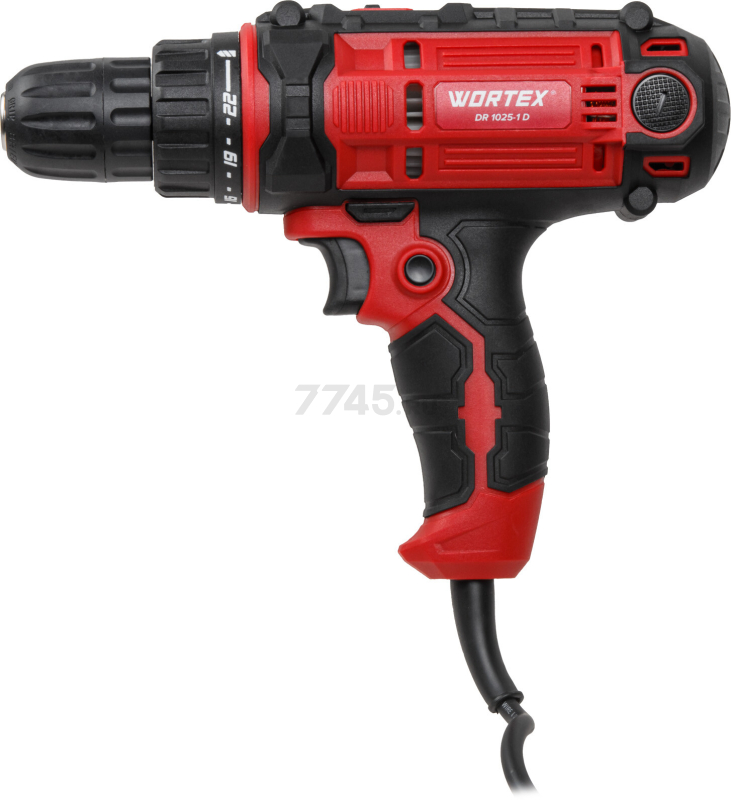 Дрель-шуруповерт сетевая WORTEX DR 1025-1 D (1318793) - Фото 10