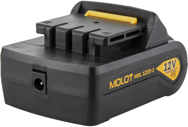 Аккумулятор 12 В 2 Ач Li-Ion MOLOT MBL 1220-1 для MBD 1215 Li (1335573) - Фото 2