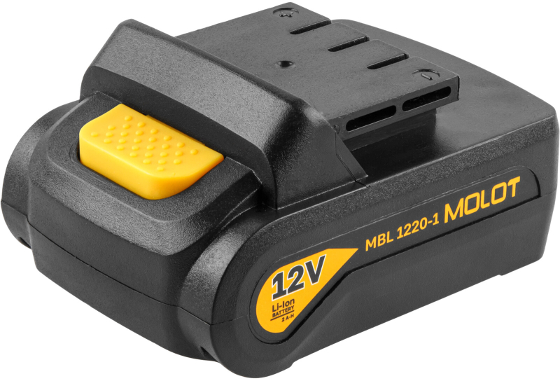Аккумулятор 12 В 2 Ач Li-Ion MOLOT MBL 1220-1 для MBD 1215 Li (1335573)
