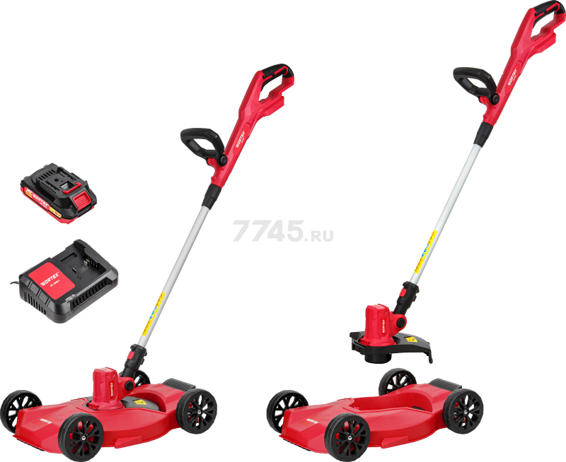 Триммер аккумуляторный WORTEX TB 2818 ALL1 XLT SET (1334833) - Фото 10
