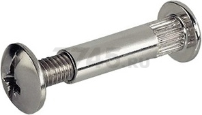 Винт-стяжка мебельный М4х16 мм никелированный STARFIX 10 штук (SMZ1-104015-10)