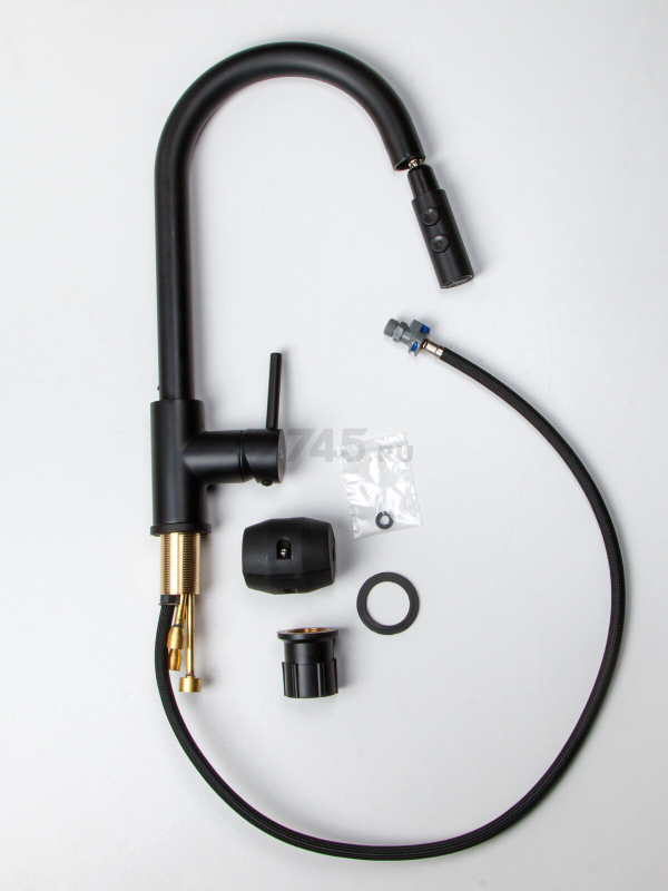 Смеситель для кухни AV ENGINEERING Tro черный (AVTRO1-10698BL) - Фото 12