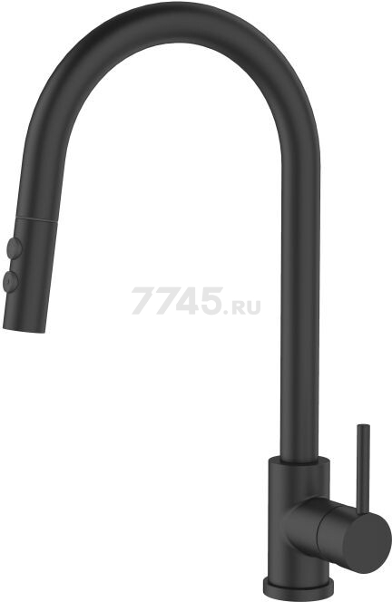 Смеситель для кухни AV ENGINEERING Tro черный (AVTRO1-10698BL) - Фото 8