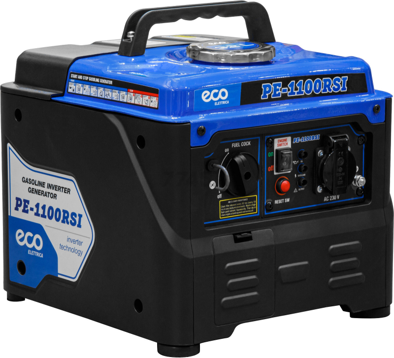 Генератор инверторный бензиновый ECO PE-1100RSI (EC1710-1) - Фото 7