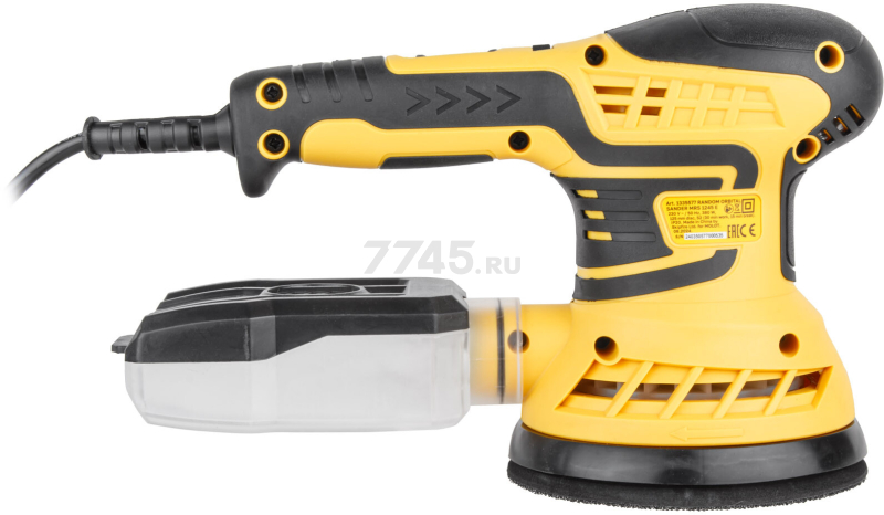 Шлифмашина эксцентриковая (орбитальная) MOLOT MRS 1245 E (1335577) - Фото 9