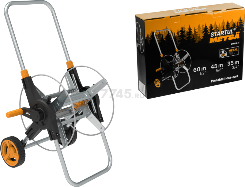Тележка для шланга STARTUL Metsa 1/2"/60м (ST6013-17) - Фото 7