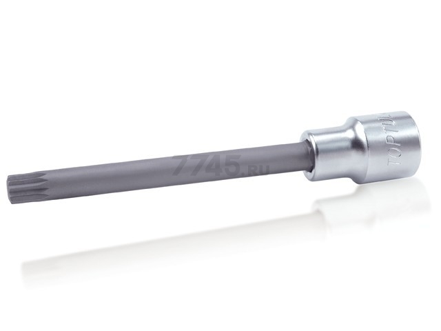 Головка 1/2" с насадкой SPLINE M10 удлиненная 140 мм TOPTUL (BCMD1610)