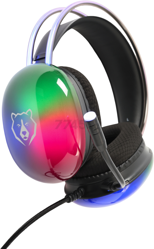 Наушники-гарнитура игровые URZUS Black Flare UR-5524120 - Фото 7